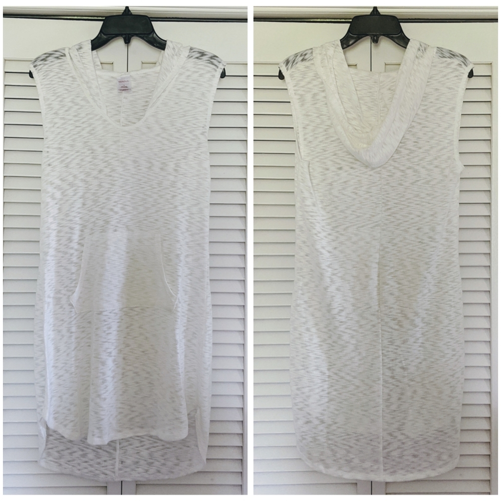 White Swimsuit Cover-up